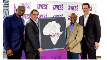 (L-r): Joseph Hundah, Econet Media President and Group Chief Executive Officer; Russell Wolff, Executive Vice President and Managing Director ESPN International; Strive Masiyiwa Executive Chairman and Econet Group Founder and Charly Classen Vice President and General Manager, ESPN – EMEA